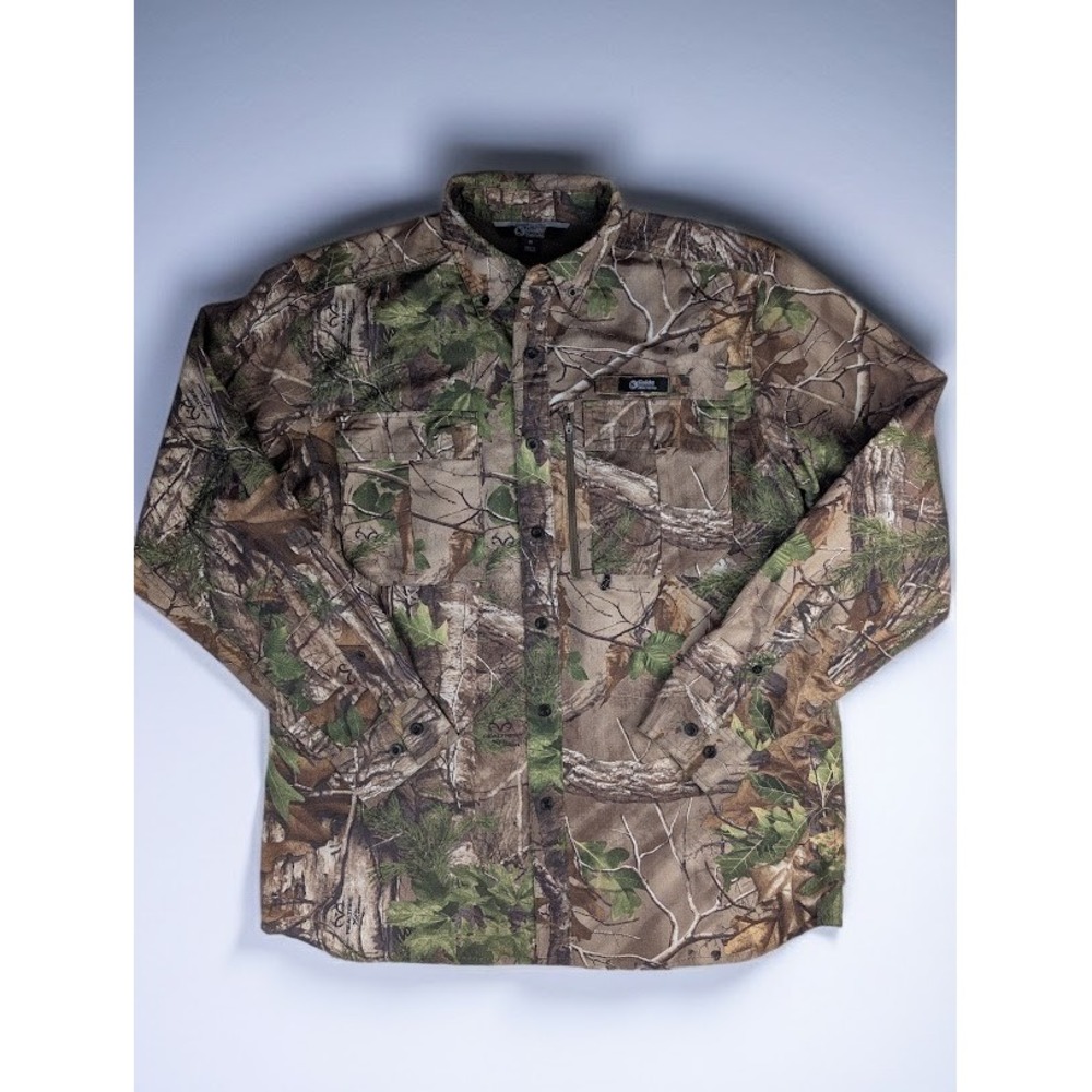 Gander Mountain Guide Series Mens Camo Hunting Shirt Realtree Xtra Green Medium